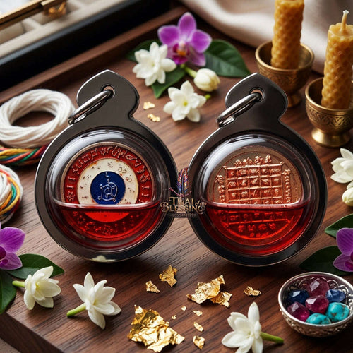 ✨ [The Sovereign of Celestial Alignment: The 2026 Master-Edition] Sacred "Rian Nun Duang - Maha Chok Rap Sap" (The Wheel of Cosmic Fate & Wealth) – Special "Alpaca Metal with National Flag Enamel Thai Blessing Co By RURUECHA