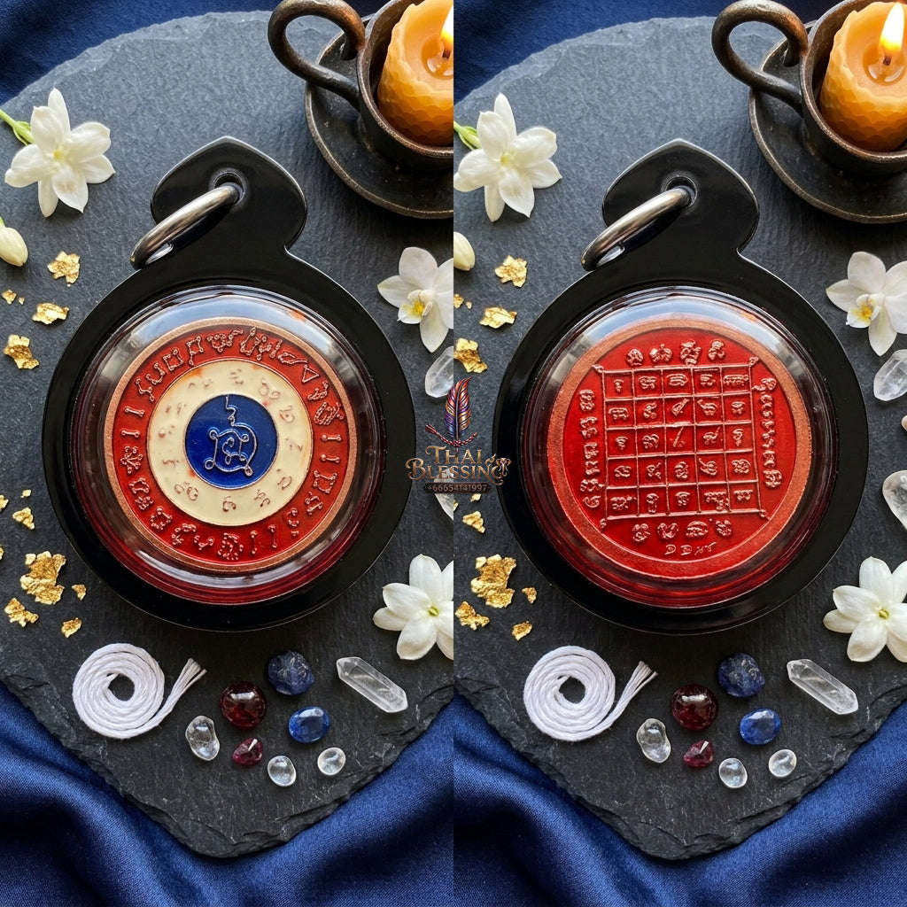 ✨ [The Sovereign of Celestial Alignment: The 2026 Master-Edition] Sacred "Rian Nun Duang - Maha Chok Rap Sap" (The Wheel of Cosmic Fate & Wealth) – Special "Alpaca Metal with National Flag Enamel Thai Blessing Co By RURUECHA