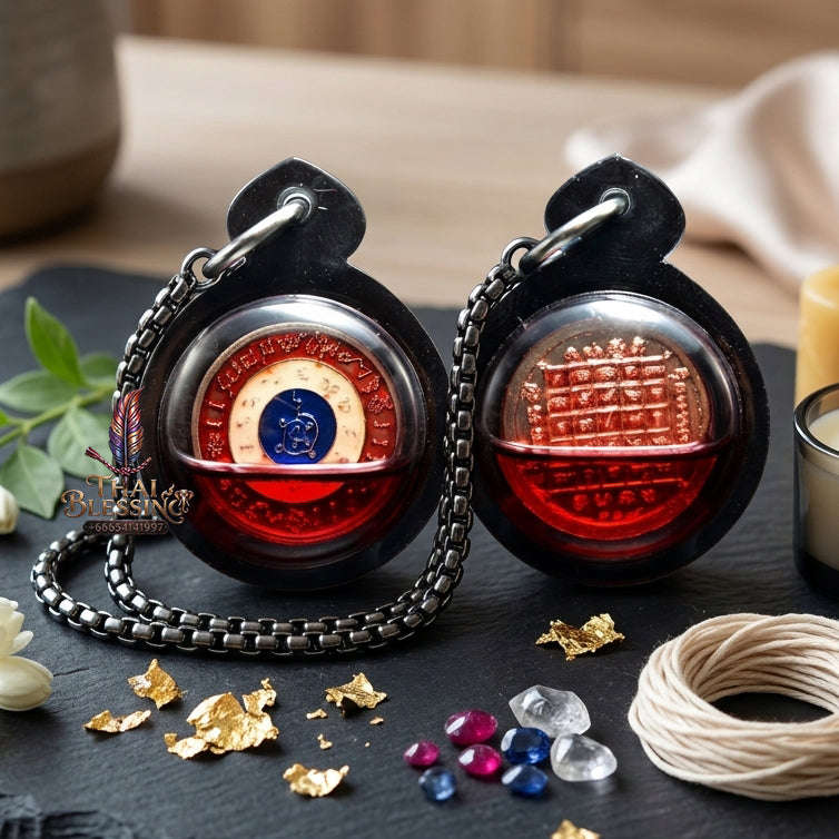 ✨ [The Sovereign of Celestial Alignment: The 2026 Master-Edition] Sacred "Rian Nun Duang - Maha Chok Rap Sap" (The Wheel of Cosmic Fate & Wealth) – Special "Alpaca Metal with National Flag Enamel Thai Blessing Co By RURUECHA