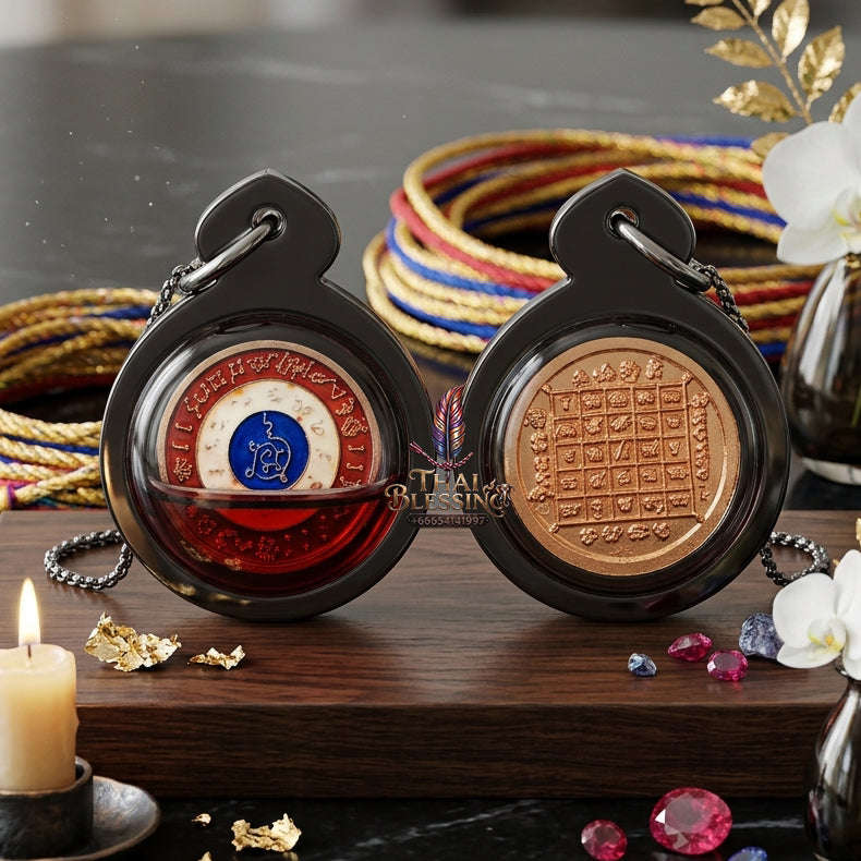 ✨ [The Sovereign of Celestial Alignment: The 2026 Master-Edition] Sacred "Rian Nun Duang - Maha Chok Rap Sap" (The Wheel of Cosmic Fate & Wealth) – Special "Alpaca Metal with National Flag Enamel Thai Blessing Co By RURUECHA