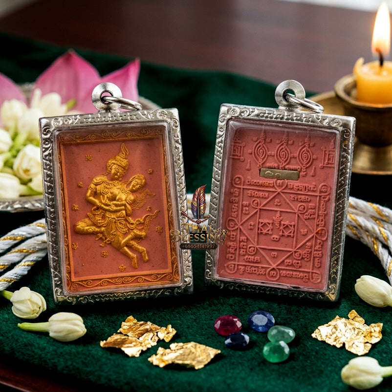 ✨ [The Sovereign of Celestial Allure: The 2026 Master-Edition] Sacred "Phet Phaya Thorn Um Nang" (The Divine Seducer of the Himmapan Forest) – Special "Ancient Occult Powder" Matrix – Master-Blessed by Luang Ta Ruam, Wat Khok Samran (2025/2568)
