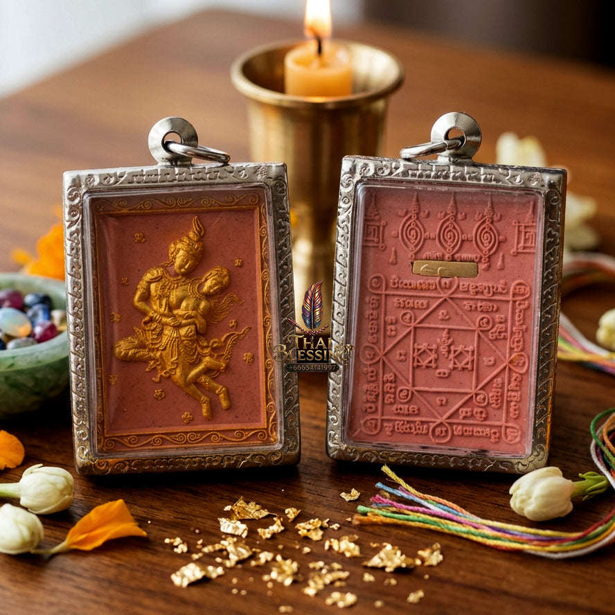✨ [The Sovereign of Celestial Allure: The 2026 Master-Edition] Sacred "Phet Phaya Thorn Um Nang" (The Divine Seducer of the Himmapan Forest) – Special "Ancient Occult Powder" Matrix – Master-Blessed by Luang Ta Ruam, Wat Khok Samran (2025/2568)