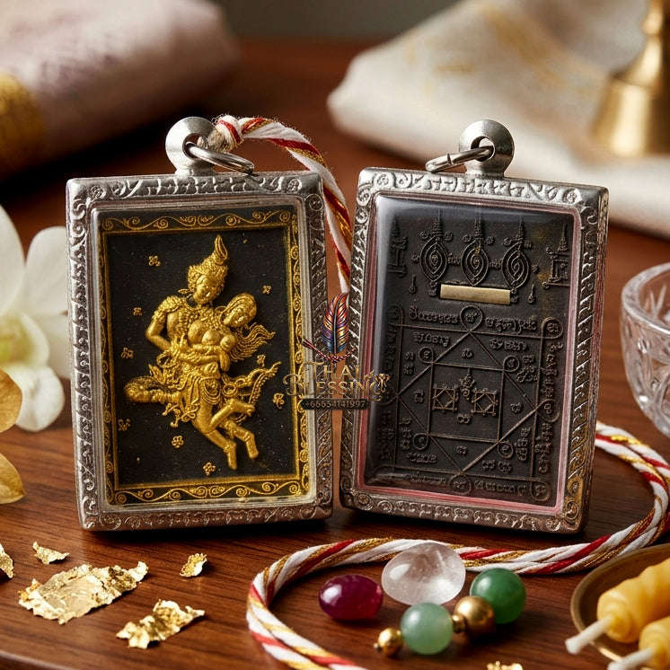 ✨ [The Sovereign of Celestial Allure: The 2026 Master-Edition] Sacred "Phet Phaya Thorn Um Nang" (The Divine Seducer of the Himmapan Forest) – Special "Ancient Occult Powder" Matrix – Master-Blessed by Luang Ta Ruam, Wat Khok Samran (2025/2568)