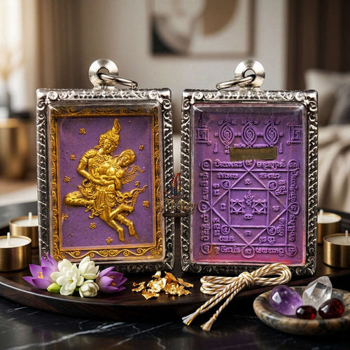 ✨ [The Sovereign of Celestial Allure: The 2026 Master-Edition] Sacred "Phet Phaya Thorn Um Nang" (The Divine Seducer of the Himmapan Forest) – Special "Ancient Occult Powder" Matrix – Master-Blessed by Luang Ta Ruam, Wat Khok Samran (2025/2568)