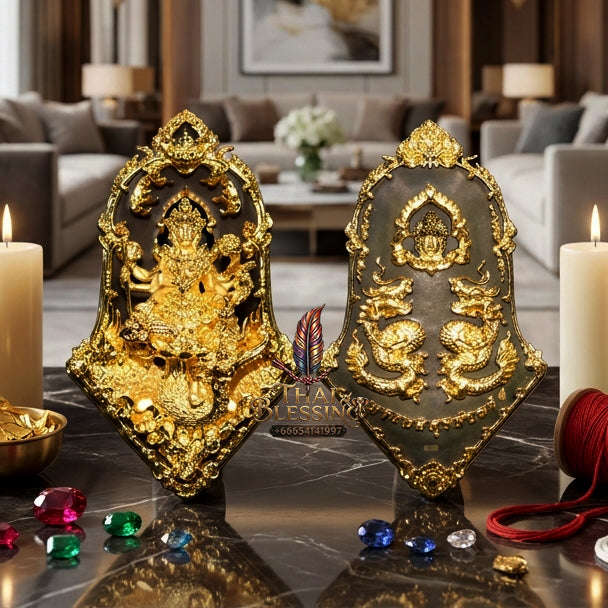 ✨ [The Sovereign of Celestial Authority: The 2024 Master-Edition] Sacred "Rian Jampee Thao Maha Phrom" Thai Blessing Co By RURUECHA