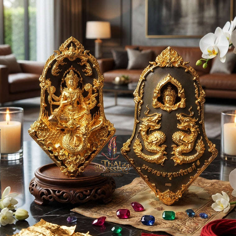 ✨ [The Sovereign of Celestial Authority: The 2024 Master-Edition] Sacred "Rian Jampee Thao Maha Phrom" Thai Blessing Co By RURUECHA