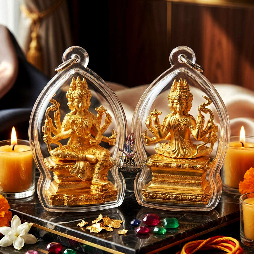 ✨ [The Sovereign of Celestial Dominance: The 2024 Master-Edition] Sacred "Phra Phrom Nuea Duang" (The Brahma Above Destiny) "Jao Sua Yaowarat" Thai Blessing Co By RURUECHA