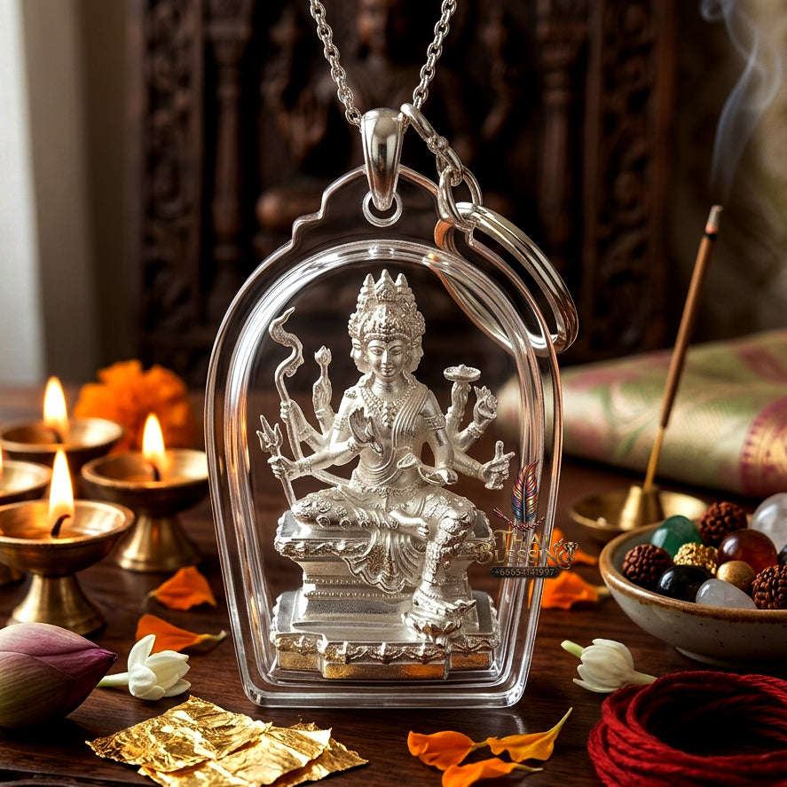 ✨ [The Sovereign of Celestial Dominance: The 2024 Master-Edition] Sacred "Phra Phrom Nuea Duang" (The Brahma Above Destiny) – Miniature Loyl-Ong (Statue-Style) – "Jao Sua Yaowarat" (Yaowarat Millionaire) Special Edition Thai Blessing Co By