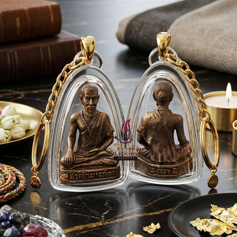 ✨ [The Sovereign of Celestial Healing: The 2010 Master-Edition] Sacred "Mo Chiwok Komaraphat" (The Physician to the Buddha) – Special "Satin Finish" (Matte-Lustre) on Sacred Bronze (Samrit) – "Duang Maha Sethi" (Great Wealth & Vitality) Series