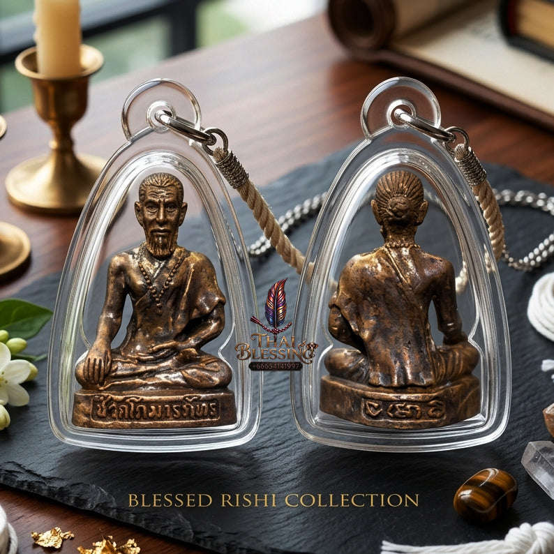 ✨ [The Sovereign of Celestial Healing: The 2010 Master-Edition] Sacred "Mo Chiwok Komaraphat" (The Physician to the Buddha) – Special "Satin Finish" (Matte-Lustre) on Sacred Bronze (Samrit) – "Duang Maha Sethi" (Great Wealth & Vitality) Series
