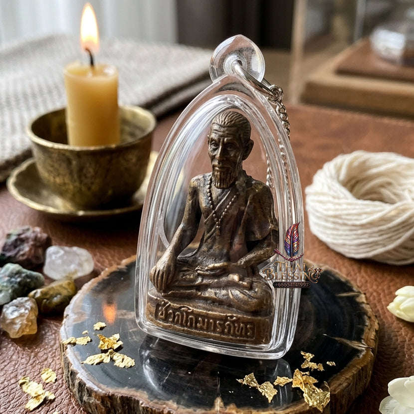 ✨ [The Sovereign of Celestial Healing: The 2010 Master-Edition] Sacred "Mo Chiwok Komaraphat" (The Physician to the Buddha) – Special "Satin Finish" (Matte-Lustre) on Sacred Bronze (Samrit) – "Duang Maha Sethi" (Great Wealth & Vitality) Series