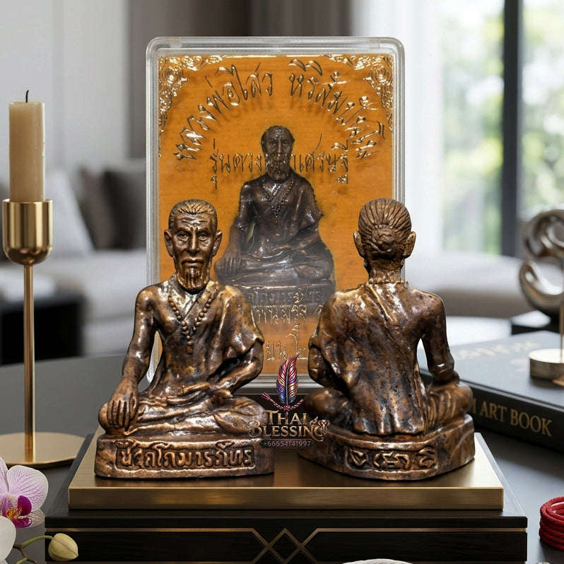 ✨ [The Sovereign of Celestial Healing: The 2010 Master-Edition] Sacred "Mo Chiwok Komaraphat" (The Physician to the Buddha) – Special "Satin Finish" (Matte-Lustre) on Sacred Bronze (Samrit) – "Duang Maha Sethi" (Great Wealth & Vitality) Series
