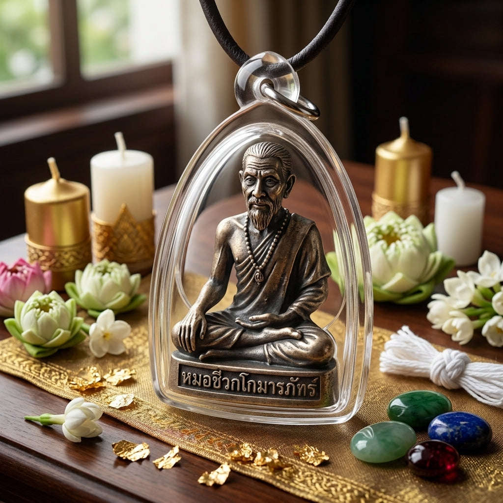 ✨ [The Sovereign of Celestial Healing: The 2010 Master-Edition] Sacred "Mo Chiwok Komaraphat" (The Physician to the Buddha) – Special "Satin Finish" (Matte-Lustre) on Sacred Bronze (Samrit) – "Duang Maha Sethi" (Great Wealth & Vitality) Thai