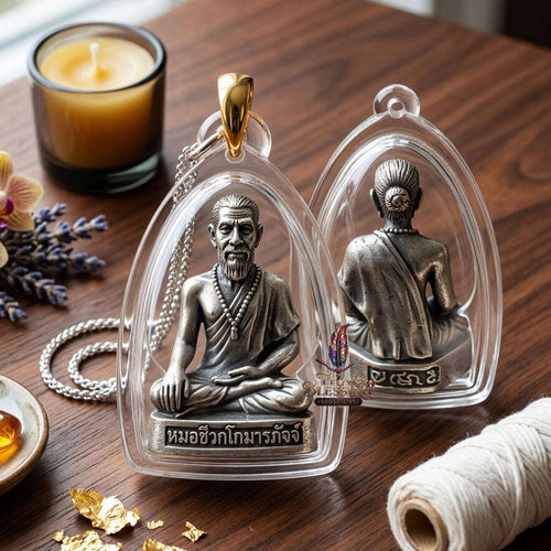 ✨ [The Sovereign of Celestial Healing: The 2010 Master-Edition] Sacred "Mo Chiwok Komaraphat" (The Physician to the Buddha) – Special "Satin Finish" (Matte-Lustre) on Sacred Bronze (Samrit) – "Duang Maha Sethi" (Great Wealth & Vitality) Thai