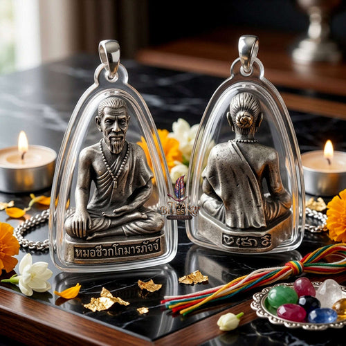 ✨ [The Sovereign of Celestial Healing: The 2010 Master-Edition] Sacred "Mo Chiwok Komaraphat" (The Physician to the Buddha) – Special "Satin Finish" (Matte-Lustre) on Sacred Bronze (Samrit) – "Duang Maha Sethi" (Great Wealth & Vitality) Thai
