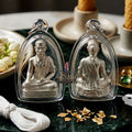 ✨ [The Sovereign of Celestial Healing: The 2010 Master-Edition] Sacred "Mo Chiwok Komaraphat" (The Physician to the Buddha) – Special "Silver Sand-Blast Finish" (Frosted Lustre) on Sacred Bronze (Samrit) – "Duang Maha Sethi" (Great Wealth &