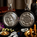 ✨ [The Sovereign of Celestial Radiance: The Master-Edition] Sacred "Rian Phra Suriyan-Chantra" (The Sun and Moon Convergence) – Thao Jatukam Rammathep – Special "Silver-Plated" Thai Blessing Co By RURUECHA