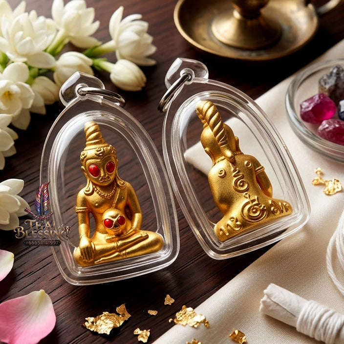 ✨ [The Sovereign of Charismatic Dominion: The 2022 Master-Edition] Sacred "Phaya Ngang Maha Mon" (The Great Spell Ngang) – Special "Gold-Plated Samrit" (Sacred Bronze Alloy) Thai Blessing Co By RURUECHA