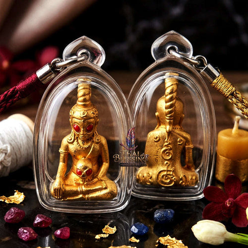 ✨ [The Sovereign of Charismatic Dominion: The 2022 Master-Edition] Sacred "Phaya Ngang Maha Mon" (The Great Spell Ngang) – Special "Gold-Plated Samrit" (Sacred Bronze Alloy) Thai Blessing Co By RURUECHA