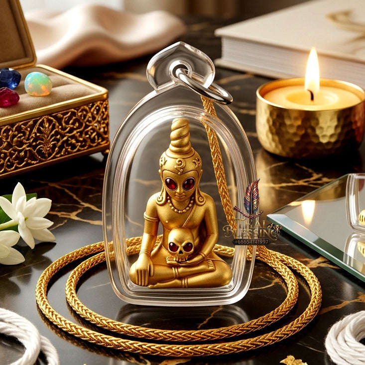 ✨ [The Sovereign of Charismatic Dominion: The 2022 Master-Edition] Sacred "Phaya Ngang Maha Mon" (The Great Spell Ngang) – Special "Gold-Plated Samrit" (Sacred Bronze Alloy) Thai Blessing Co By RURUECHA