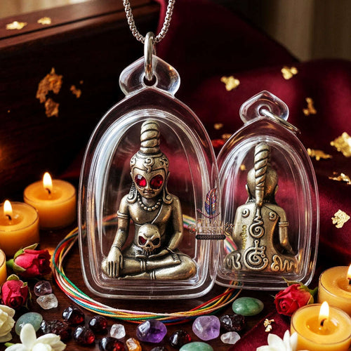 ✨ [The Sovereign of Charismatic Dominion: The 2022 Master-Edition] Sacred "Phaya Ngang Maha Mon" (The Great Spell Ngang) – Special "Satin-Finish Silver" (Chanuan Athan) Thai Blessing Co By RURUECHA