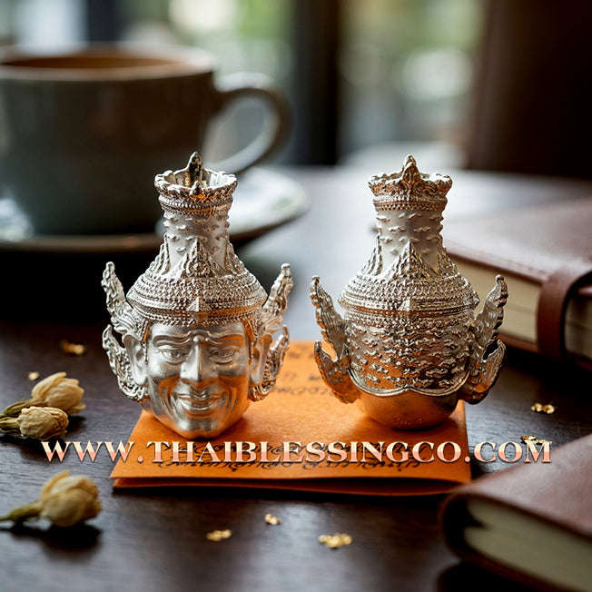 ✨ 🧘‍♂️ The Sovereign of Destiny: Sacred Silver-Plated Copper 'Ruesi Narot' (Open the Path to Riches Edition) by Luang Phor Glom (2020 Masterpiece) – The Ultimate Catalyst for Spiritual Authority, Wealth Manifestation, and Infinite Success 🧘‍♂️ ✨
