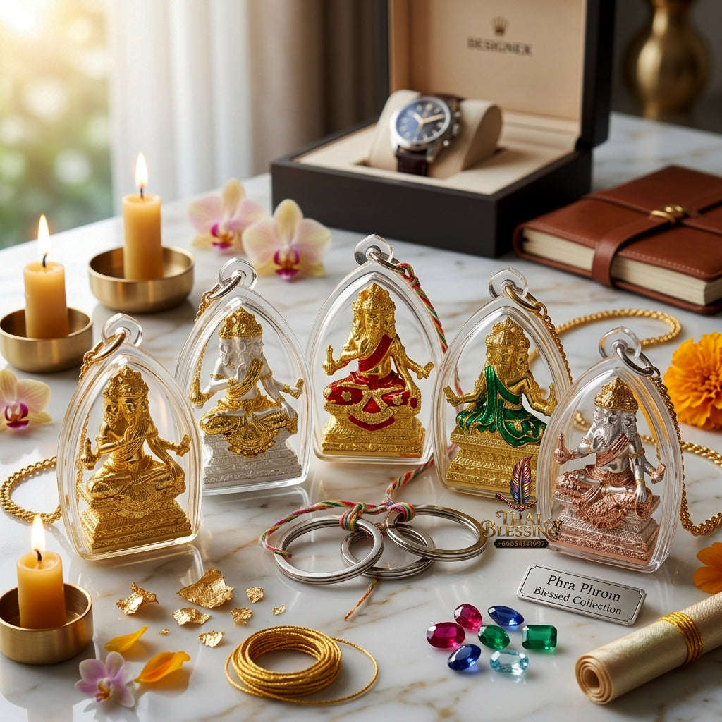 ✨ [The Sovereign of Divine Benediction: The 2026 Master-Edition] Sacred "Pu Ruesi Phrommaet" (Ruesi of Brahma-Wisdom) – Special "Pu Prathan Phon 108" (Grandfather Grants 108 Blessings) Edition – Gold-Plated Bronze Thai Blessing Co By RURUECHA