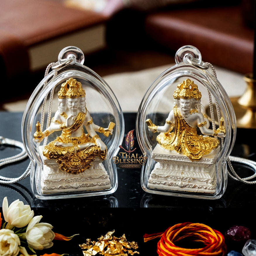 ✨ [The Sovereign of Divine Benediction: The 2026 Master-Edition] Sacred "Pu Ruesi Phrommaet" (Ruesi of Brahma-Wisdom) – Special "Pu Prathan Phon 108" (Grandfather Grants 108 Blessings) Edition Thai Blessing Co By RURUECHA