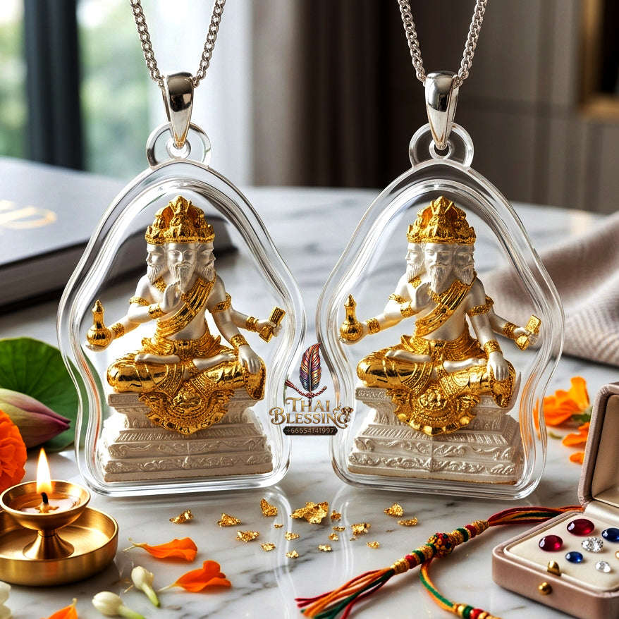 ✨ [The Sovereign of Divine Benediction: The 2026 Master-Edition] Sacred "Pu Ruesi Phrommaet" (Ruesi of Brahma-Wisdom) – Special "Pu Prathan Phon 108" (Grandfather Grants 108 Blessings) Edition Thai Blessing Co By RURUECHA