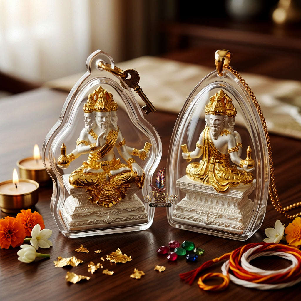 ✨ [The Sovereign of Divine Benediction: The 2026 Master-Edition] Sacred "Pu Ruesi Phrommaet" (Ruesi of Brahma-Wisdom) – Special "Pu Prathan Phon 108" (Grandfather Grants 108 Blessings) Edition Thai Blessing Co By RURUECHA