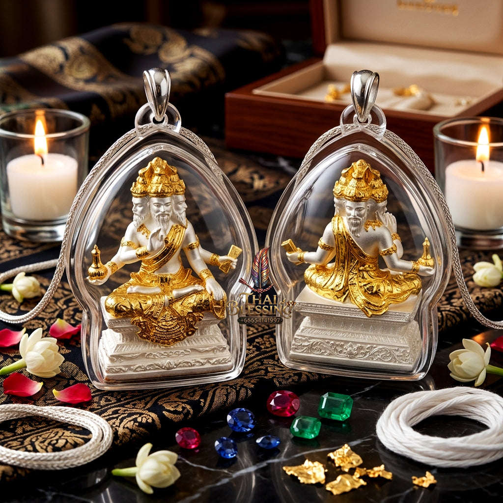 ✨ [The Sovereign of Divine Benediction: The 2026 Master-Edition] Sacred "Pu Ruesi Phrommaet" (Ruesi of Brahma-Wisdom) – Special "Pu Prathan Phon 108" (Grandfather Grants 108 Blessings) Edition Thai Blessing Co By RURUECHA