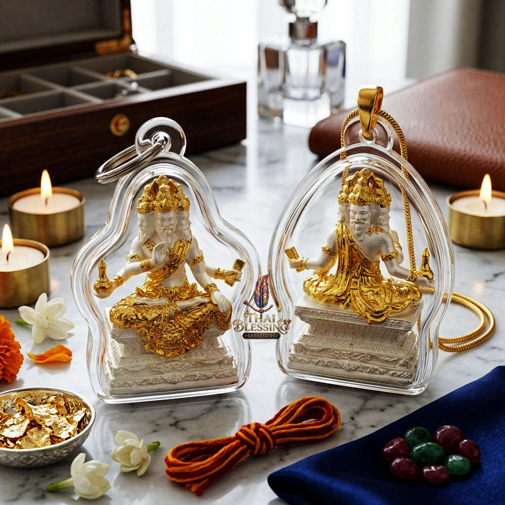 ✨ [The Sovereign of Divine Benediction: The 2026 Master-Edition] Sacred "Pu Ruesi Phrommaet" (Ruesi of Brahma-Wisdom) – Special "Pu Prathan Phon 108" (Grandfather Grants 108 Blessings) Edition Thai Blessing Co By RURUECHA