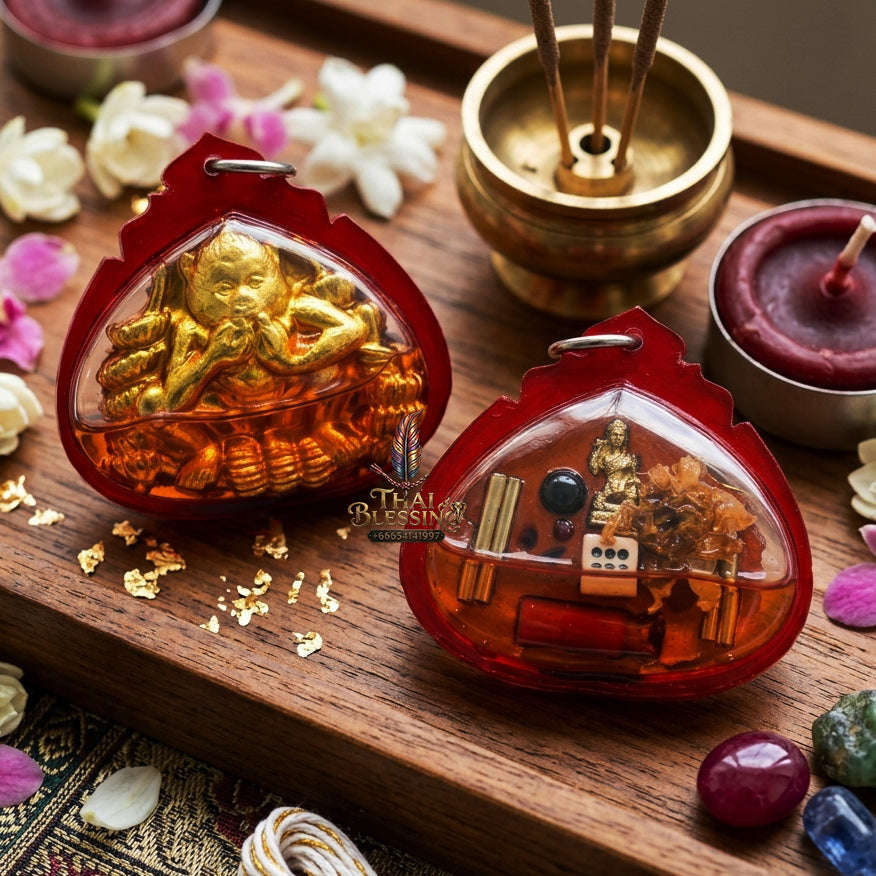 ✨ [The Sovereign of Effortless Abundance & Mercantile Mastery: The 2026 "Grand-Master" Edition] Sacred "Ling Kin Kluai (The Monkey Who Eats Bananas – Symbol of Effortless Acquisition)" – Special "Holy Herb & Charm Oil" Thai Blessing Co By