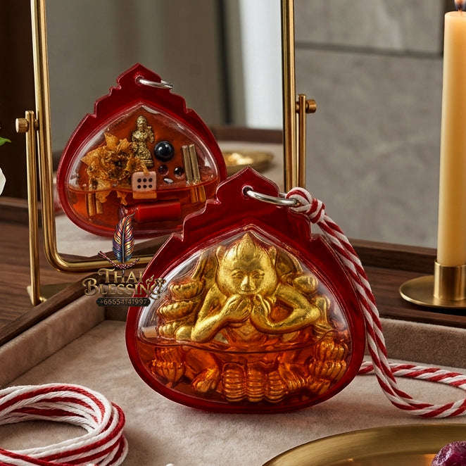 ✨ [The Sovereign of Effortless Abundance & Mercantile Mastery: The 2026 "Grand-Master" Edition] Sacred "Ling Kin Kluai (The Monkey Who Eats Bananas – Symbol of Effortless Acquisition)" – Special "Holy Herb & Charm Oil" Thai Blessing Co By