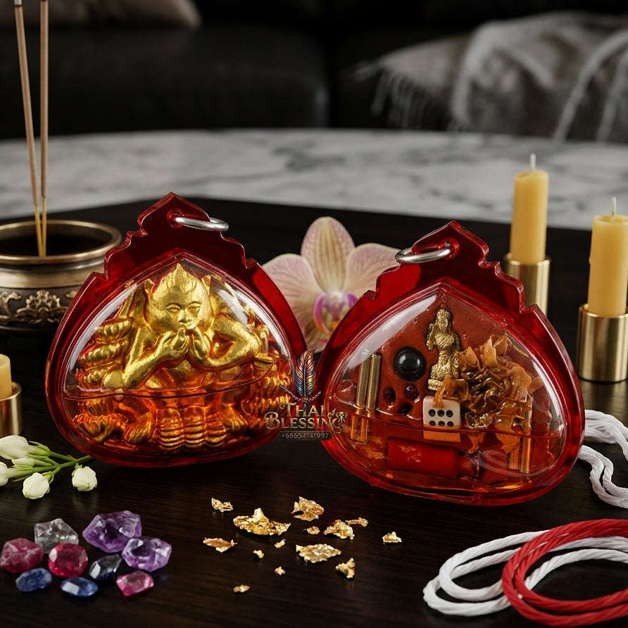 ✨ [The Sovereign of Effortless Abundance & Mercantile Mastery: The 2026 "Grand-Master" Edition] Sacred "Ling Kin Kluai (The Monkey Who Eats Bananas – Symbol of Effortless Acquisition)" – Special "Holy Herb & Charm Oil" Thai Blessing Co By