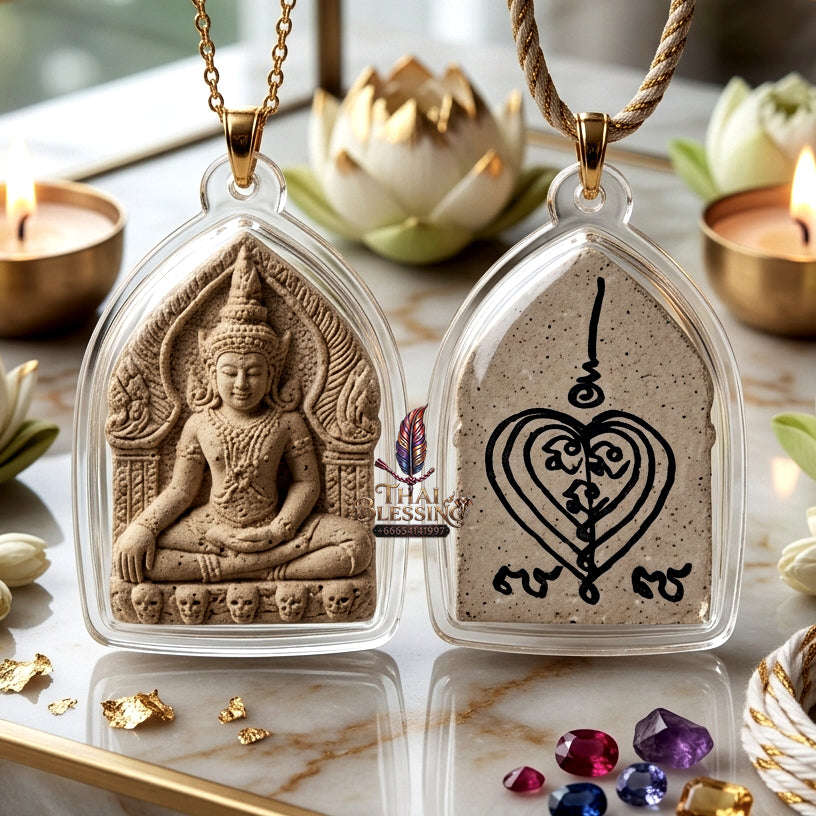 ✨ [The Sovereign of Forbidden Allure: The 2011 Master-Edition] Sacred "Khun Phaen Khot Sane" (The Ultimate Magnetism Master) – Special "White Wan" (Sacred Charm Herb) Matrix Thai Blessing Co By RURUECHA