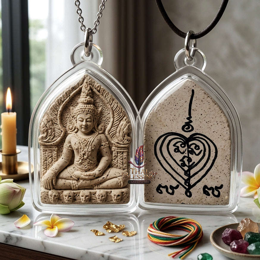 ✨ [The Sovereign of Forbidden Allure: The 2011 Master-Edition] Sacred "Khun Phaen Khot Sane" (The Ultimate Magnetism Master) – Special "White Wan" (Sacred Charm Herb) Matrix Thai Blessing Co By RURUECHA