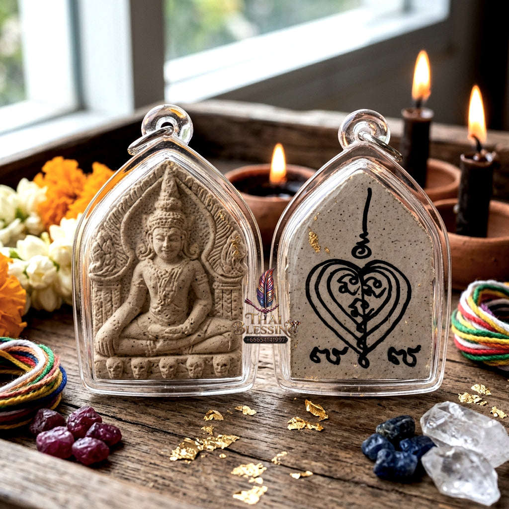 ✨ [The Sovereign of Forbidden Allure: The 2011 Master-Edition] Sacred "Khun Phaen Khot Sane" (The Ultimate Magnetism Master) – Special "White Wan" (Sacred Charm Herb) Matrix Thai Blessing Co By RURUECHA