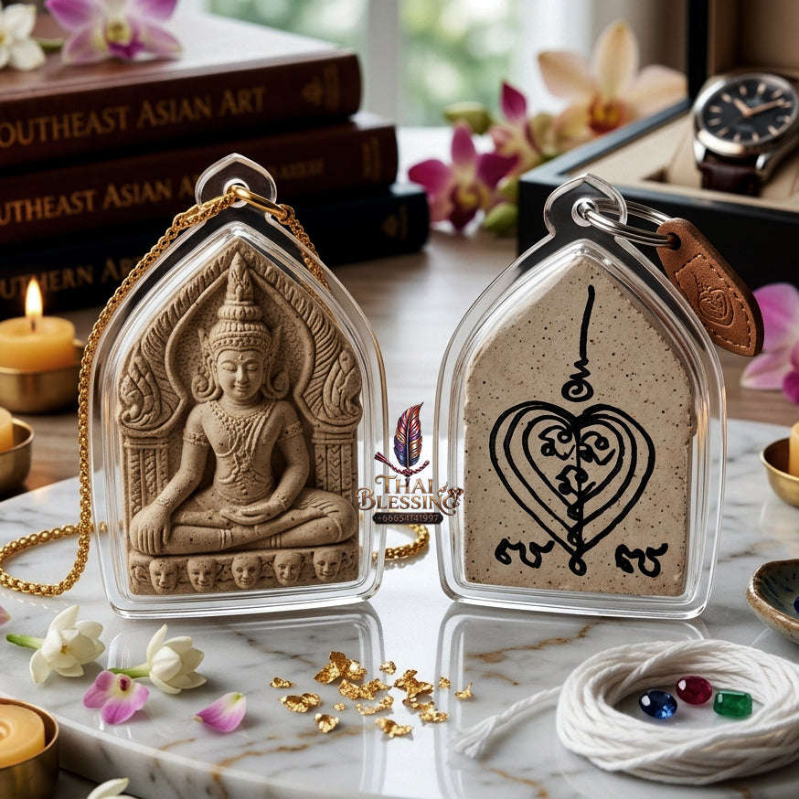 ✨ [The Sovereign of Forbidden Allure: The 2011 Master-Edition] Sacred "Khun Phaen Khot Sane" (The Ultimate Magnetism Master) – Special "White Wan" (Sacred Charm Herb) Matrix Thai Blessing Co By RURUECHA