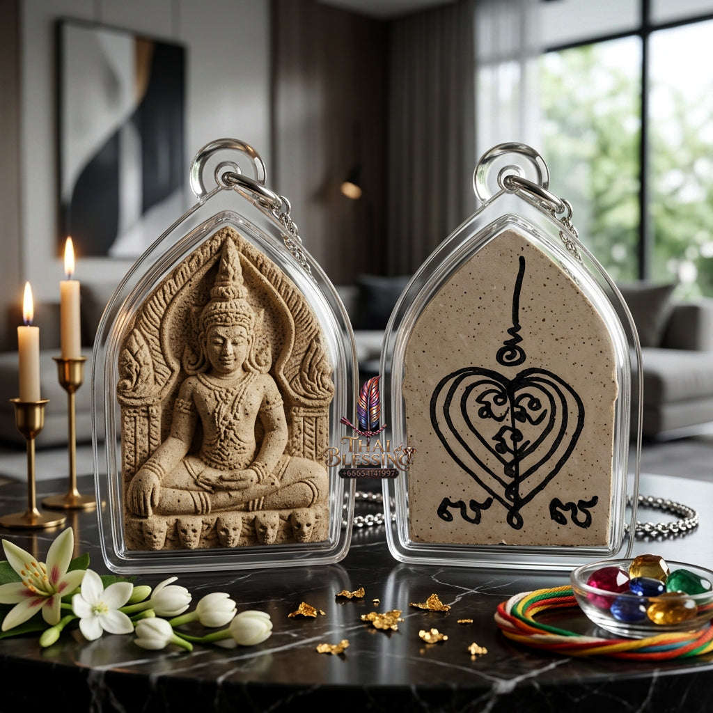 ✨ [The Sovereign of Forbidden Allure: The 2011 Master-Edition] Sacred "Khun Phaen Khot Sane" (The Ultimate Magnetism Master) – Special "White Wan" (Sacred Charm Herb) Matrix Thai Blessing Co By RURUECHA