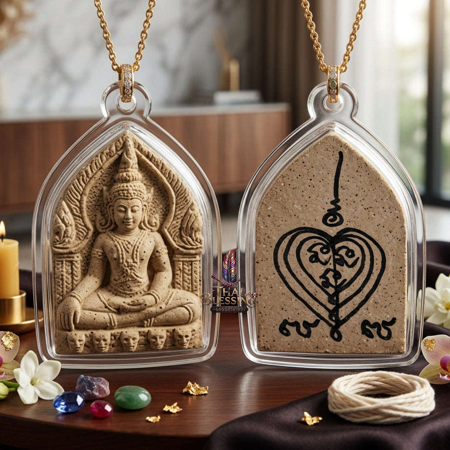 ✨ [The Sovereign of Forbidden Allure: The 2011 Master-Edition] Sacred "Khun Phaen Khot Sane" (The Ultimate Magnetism Master) – Special "White Wan" (Sacred Charm Herb) Matrix Thai Blessing Co By RURUECHA