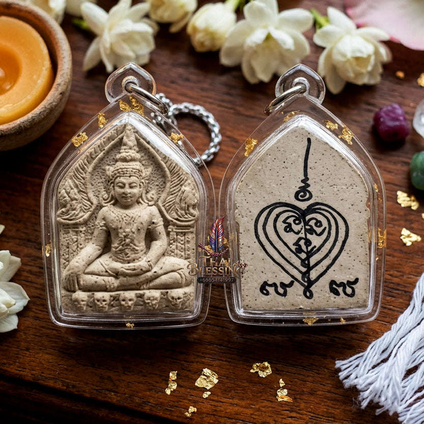 ✨ [The Sovereign of Forbidden Allure: The 2011 Master-Edition] Sacred "Khun Phaen Khot Sane" (The Ultimate Magnetism Master) – Special "White Wan" (Sacred Charm Herb) Matrix Thai Blessing Co By RURUECHA