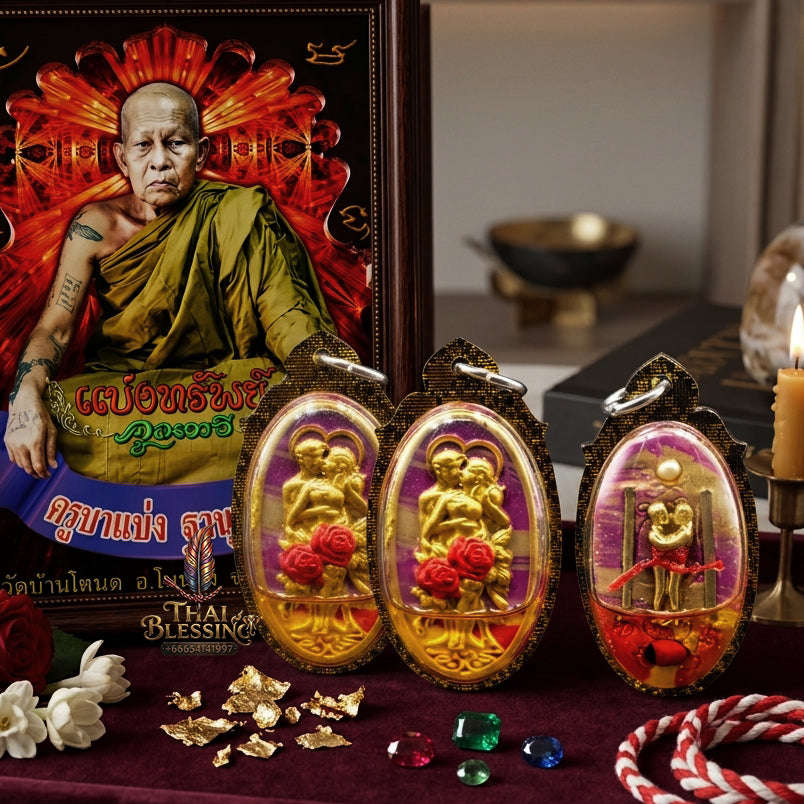✨ [The Sovereign of Infinite Affection & Ethereal Connection: The 2025 "Master-Class" Edition] Sacred "In Khu Krasip Rak (The Whisper-of-Love Eternal Union)" – Special "Maha Sanae (Great Charm) Herb & Oil" Thai Blessing Co By RURUECHA