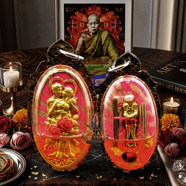 ✨ [The Sovereign of Infinite Affection & Ethereal Connection: The 2025 "Master-Class" Edition] Sacred "In Khu Krasip Rak (The Whisper-of-Love Eternal Union)" – Special "Maha Sanae (Great Charm) Herb & Oil" Thai Blessing Co By RURUECHA
