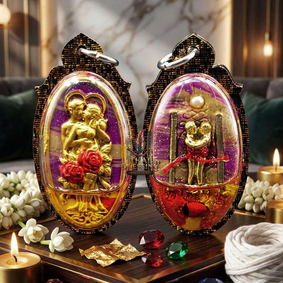 ✨ [The Sovereign of Infinite Affection & Ethereal Connection: The 2025 "Master-Class" Edition] Sacred "In Khu Krasip Rak (The Whisper-of-Love Eternal Union)" – Special "Maha Sanae (Great Charm) Herb & Oil" Thai Blessing Co By RURUECHA