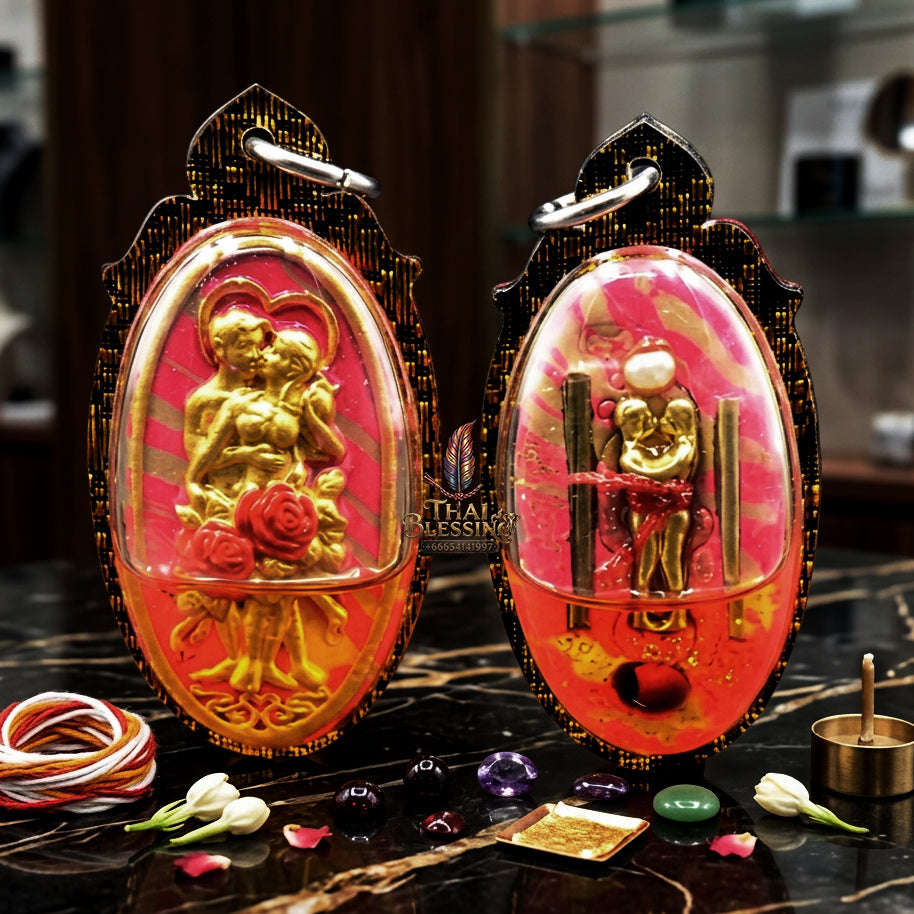 ✨ [The Sovereign of Infinite Affection & Ethereal Connection: The 2025 "Master-Class" Edition] Sacred "In Khu Krasip Rak (The Whisper-of-Love Eternal Union)" – Special "Maha Sanae (Great Charm) Herb & Oil" Thai Blessing Co By RURUECHA