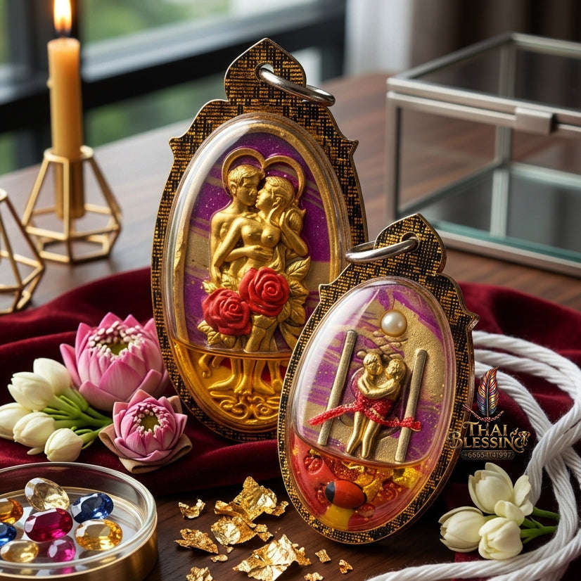 ✨ [The Sovereign of Infinite Affection & Ethereal Connection: The 2025 "Master-Class" Edition] Sacred "In Khu Krasip Rak (The Whisper-of-Love Eternal Union)" – Special "Maha Sanae (Great Charm) Herb & Oil" Thai Blessing Co By RURUECHA