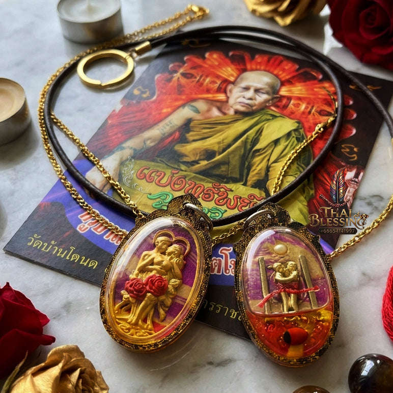 ✨ [The Sovereign of Infinite Affection & Ethereal Connection: The 2025 "Master-Class" Edition] Sacred "In Khu Krasip Rak (The Whisper-of-Love Eternal Union)" – Special "Maha Sanae (Great Charm) Herb & Oil" Thai Blessing Co By RURUECHA