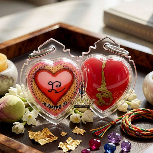 ✨ [The Sovereign of Infinite Affection: The 2016 Master-Edition] Sacred "Lokket Huachai" (The Heart-Link Locket) Thai Blessing Co By RURUECHA