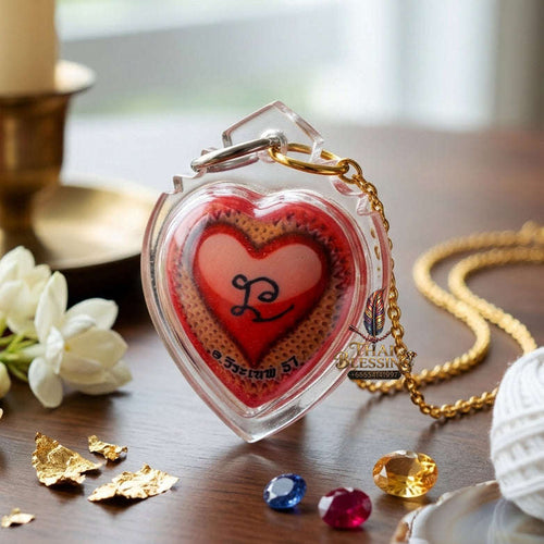 ✨ [The Sovereign of Infinite Affection: The 2016 Master-Edition] Sacred "Lokket Huachai" (The Heart-Link Locket) Thai Blessing Co By RURUECHA